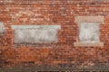 Brick Wall with False Windows Royalty Free Stock Photo