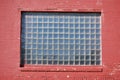 Brick Wall Glass Block Window Royalty Free Stock Photo