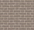 Brick wall gray seamless pattern background. Royalty Free Stock Photo