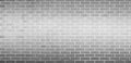 Brick wall, Gray white bricks wall texture background for graphic design Royalty Free Stock Photo