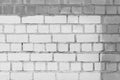 Brick wall grey white facade exterior urban building with empty space paint design object blank sample background Royalty Free Stock Photo