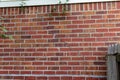 Crack in brick wall of a house Royalty Free Stock Photo