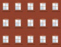 Brick Wall House Front Windows Brickwork Construction