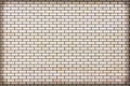Brick wall in a house under construction Royalty Free Stock Photo