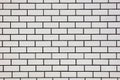 Brick wall in a house under construction Royalty Free Stock Photo