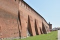 Brick wall of the Kolomna Kremlin