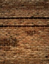 Brick wall made with bricks. Old red brick wall, masonry wall, stonework. Brickwall background texture. Textured background of Royalty Free Stock Photo