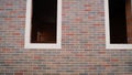 Brick wall made of expensive multi-colored bricks. corner of a textural building made of old brickwork Royalty Free Stock Photo