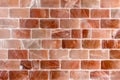 Brick wall made out of salt Royalty Free Stock Photo