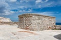 Brick wall of Morro Castle in Havana, Cuba Royalty Free Stock Photo