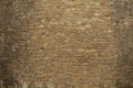 Brick wall of an old ashlar castle. Royalty Free Stock Photo