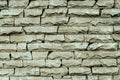 Brick wall of an old building. The structure of the stone. Brickwork. Stone wall.