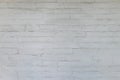 brick wall painted white Royalty Free Stock Photo