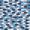 Brick wall pattern. Seamless vector rectangle background Royalty Free Stock Photo