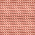 Brick wall pattern. Vector seamless texture with parallel lines, rectangles Royalty Free Stock Photo