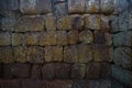 Brick Wall Phanom Rung Castle Rock,Burirum Province,Thailand. Royalty Free Stock Photo