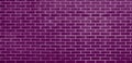 Brick wall, Purple bricks wall texture background for graphic design Royalty Free Stock Photo