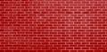 Brick wall, red bricks wall texture background for graphic design Royalty Free Stock Photo