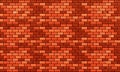 Brick wall  Red orange bricks wall texture background for graphic design  Vector Royalty Free Stock Photo