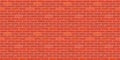 Brick wall Red seamless texture pattern background. Royalty Free Stock Photo