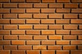 Brick wall of red  wide panorama Background of old vintage brick wall Royalty Free Stock Photo