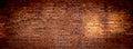 Brick wall of red  wide panorama Background of old vintage brick wall Royalty Free Stock Photo