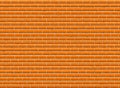 Brick wall seamless pattern. Realistic yellow orange brick texture. Endless vector background. Web design template Royalty Free Stock Photo