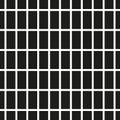 Brick wall seamless pattern. Simple tile background. Black and white repeatable design Royalty Free Stock Photo