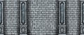 Brick wall seamless texture, ancient castle stone background, marble pillars, vector medieval masonry.