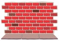 Brick Wall with Sidewalk