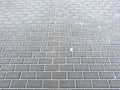 A brick wall with snow on it Royalty Free Stock Photo