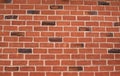 Brick wall with some clinkers Royalty Free Stock Photo