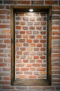 Brick Wall with Spotlight