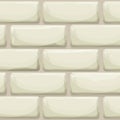 Brick wall, stone bricks, rock surface in cartoon style, seamless background. Ui game asset, pavement or road. Textured Royalty Free Stock Photo