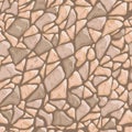 Brick wall stone seamless pattern Royalty Free Stock Photo