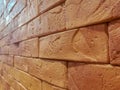 Brick wall texture with above light Royalty Free Stock Photo