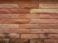 Brick wall texture background,abstract brown brick wall Royalty Free Stock Photo