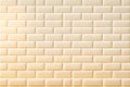 Brick wall texture background. Full frame shot of beige color wall. Generative AI