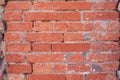 Brick wall texture background. Orange bricks grunge pattern. Royalty Free Stock Photo