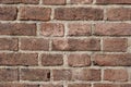 Brick wall texture background. Pattern of weathered old cracked brickwall Royalty Free Stock Photo