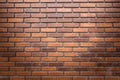 Brick wall texture or brick wall background. brick wall for interior exterior decoration and industrial construction design. Royalty Free Stock Photo