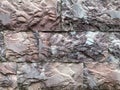 Brick wall texture in old exterior Royalty Free Stock Photo