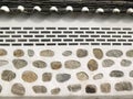 Brick wall texture, Korean style Royalty Free Stock Photo