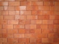 Brick wall texture, old wall with red brick background with old dirty and vintage style pattern Royalty Free Stock Photo