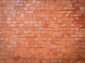 Brick wall texture, old wall with red brick background with old dirty and vintage style pattern Royalty Free Stock Photo