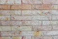 Brick wall texture sandstone walls background. Royalty Free Stock Photo