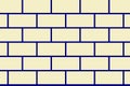 Brick wall texture seamless tile pattern. Brickwork blue and white background Royalty Free Stock Photo