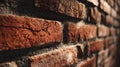 Brick Wall Under Construction â Visible Mortar Lines and Realistic Lighting Royalty Free Stock Photo
