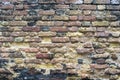 Brick wall in Venice Royalty Free Stock Photo