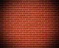 Brick wall vignette background Royalty Free Stock Photo